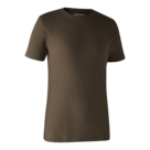 Deerhunter-T-Shirt-Basic-Brown-Leaf-melange