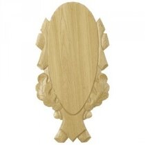 Plateau trophée Cerf Delux chêne clair sculpture bois 45 x 20 cm Plateau trophée Cerf Delux chêne clair sculpture bois 45 x 20 cm