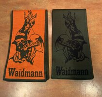 Omkeerbare Sjaal Groen / Oranje - Waidmann Omkeerbare Sjaal Groen / Oranje - Waidmann