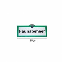 PKW-Schild Faunabeheer PKW-Schild Faunabeheer