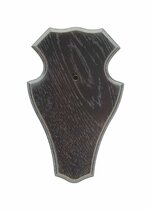 Oak Deer Trophy Plate Dark 19 x 12 cm / 22 x 13 cm Oak Deer Trophy Plate Dark 19 x 12 cm / 22 x 13 cm