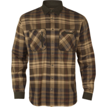 Härkila Pajala Shirt - Beige w/brown *NEW* Härkila Pajala Shirt - Beige w/brown *NEW*