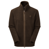 Shooterking Oxford Polartec fleece jacket brown men Shooterking Oxford Polartec fleece jacket brown men