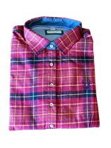 OS-Trachten Dames blouse 1/1 arm flanel, borduring Hert OS-Trachten Dames blouse 1/1 arm flanel, borduring Hert