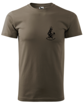 Waidmann T-Shirt Naturel Bruin - Logo Small Waidmann T-Shirt Naturel Bruin - Logo Small