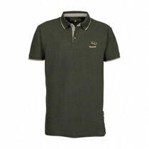 Percussion Polo Khaki wildboar logo Percussion Polo Khaki wildboar logo