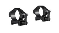 HAWKE PRECISION STEEL RING MOUNTS 30MM 2 PIECE WEAVER LOW - LEVER HAWKE PRECISION STEEL RING MOUNTS 30MM 2 PIECE WEAVER LOW - LEVER