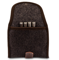 Hunter George Filz-Patronenetui f. 3 Bullet-Patronen, 2 Shotgun-Patronen und 6 .22-Patronen Hunter George Filz-Patronenetui f. 3 Bullet-Patronen, 2 Shotgun-Patronen und 6 .22-Patronen