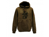 Bluza z kapturem z motywem myśliwskim Bluza z kapturem z motywem myśliwskim