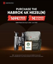 Hikmicro Habrok HE25L 4K Warmtebeeld en Dag/Nachtzicht Binocular (850nm) *NEW* Hikmicro Habrok HE25L 4K Warmtebeeld en Dag/Nachtzicht Binocular (850nm) *NEW*