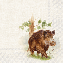 20 Servietten Wildschwein 20 Servietten Wildschwein