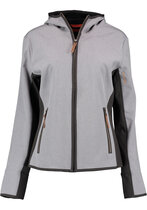 Veste softshell femme Tom Collins avec capuche – Gris clair Veste softshell femme Tom Collins avec capuche – Gris clair
