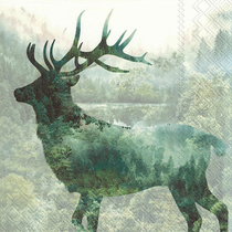 20 Servietten Hirsch Jagd 20 Servietten Hirsch Jagd