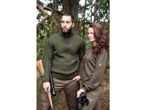 C.I.T. Woodland Pull Vert à Fermeture Éclair pour Homme C.I.T. Woodland Pull Vert à Fermeture Éclair pour Homme