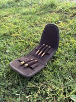 Waidmann lederen patronenmapje voor 9 kogelpatronen