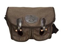 Waidmann Loden Schulter-Jagdtasche – Braun