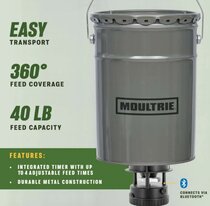 Moultrie ALL-IN-ONE II Feeder with 40LB Barrel