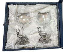 RCR 2 verres à vin cerf - coffret cadeau