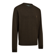 Deerhunter Harrington O-hals trui Brown Melange