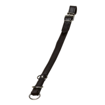 Lederen Sliphalsband – plat met stop