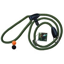Hondenlijn Nylon L260cm D10mm Groen