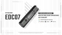 Nitecore EDC07 Oplaadbare Zaklamp