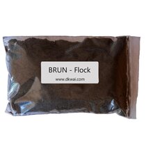 DK WAI Lokvogels met flock – zelf te flocken – Bruin