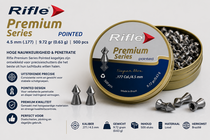 Rifle Premium Series Spitzkopf-Luftgewehrkugeln 4,5 mm (.177) 9,72 gr – 500 Stück
