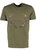 OS-Trachten Heren T-shirt Wildbock – Khaki