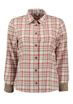 Tom Collins Dames Flanellen Blouse Geruit – Oranje