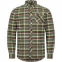 Blaser-Hemd-Charles-Flanel-Olive-Rot-Kariert