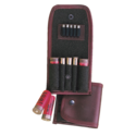 Leather-bullet-cartridges-pocket-2-Schrotpatronen-3-Kugelpatronen-und-6-Magnum