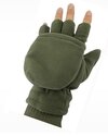 Percussion-Fleece-Handschoen-Shooters-Mitts-Groen-Zwart