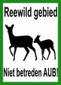 Signal-sign-aluminum-Reewild-gebied-Niet-betreden-AUB