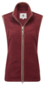 SHOOTERKING-Oxford-Fleece-Gilet-Claret-Melange-Femmes