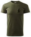 Waidmann-T-Shirt-Naturel-Groen-Logo-Small