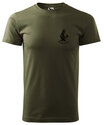 Waidmann-T-Shirt-Naturel-Groen-Logo-Small
