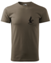 Waidmann-T-Shirt-Naturel-Bruin-Logo-Small