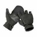 Percussion-Fleece-Shooters-Mitts-Black-Green