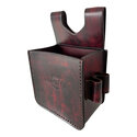 Huntera-Hagelpatronenhouder-riem-bruin-rood-leer