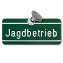 Autoschild-Jagdbetrieb